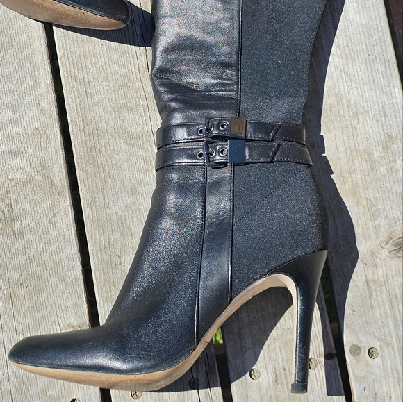 White House/ Black Market black stiletto boots - Picture 4 of 13